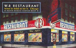 W-R Restaurant at Randolph and Clark streets.